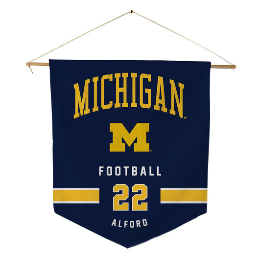 Michigan - NCAA Football : Braydon Alford - Pennant - 18" x 21"-0