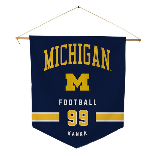 Michigan - NCAA Football : Bobby Kanka - Pennant - 18" x 21"-0