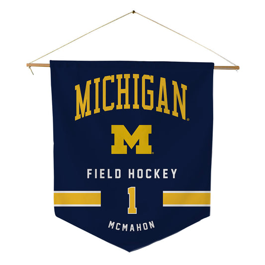 Michigan - NCAA Women's Field Hockey : Caylie McMahon - Pennant - 18" x 21"-0