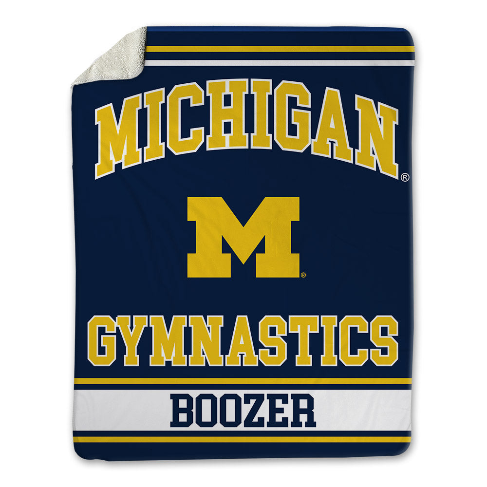 Michigan - NCAA Women's Gymnastics : Kayli Boozer - Blanket-0