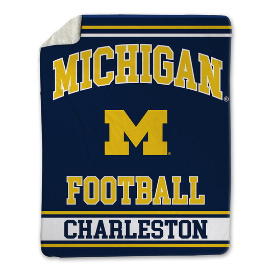 Michigan - NCAA Football : Cj Charleston - Blanket-0