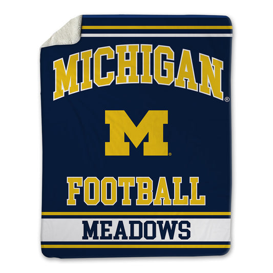 Michigan - NCAA Football : Carter Meadows - Blanket-0