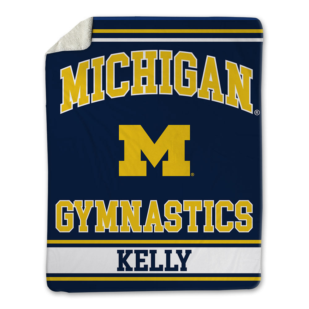 Michigan - NCAA Women's Gymnastics : Katelyn Kelly - Blanket-0