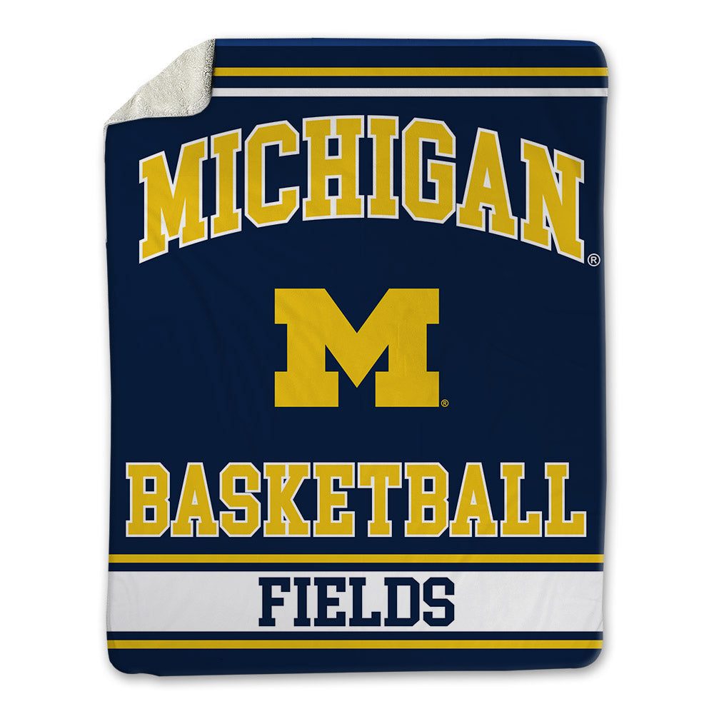 Michigan - NCAA Women's Basketball : Jessica Fields - Blanket-0