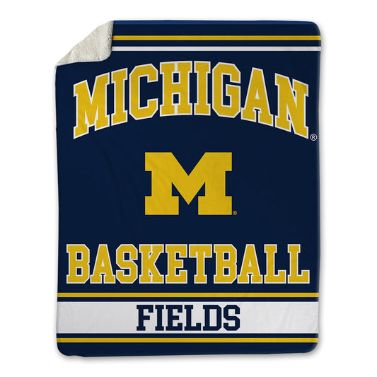 Michigan - NCAA Women's Basketball : Jessica Fields - Blanket-0