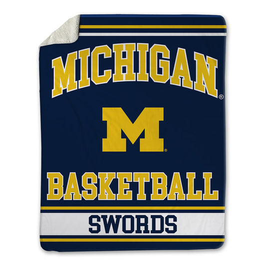 Michigan - NCAA Women's Basketball : Syla Swords - Blanket-0