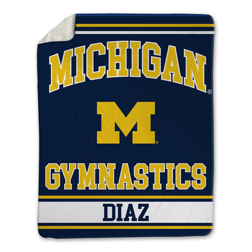 Michigan - NCAA Women's Gymnastics : Sophia Diaz - Blanket-0
