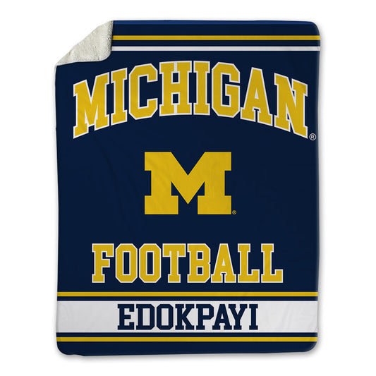 Michigan - NCAA Football : Lugard Edokpayi - Blanket-0