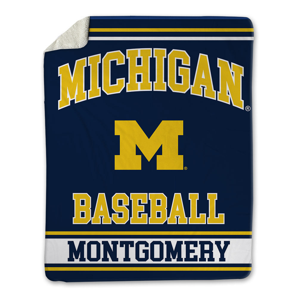 Michigan - NCAA Baseball : Cade Montgomery - Blanket-0