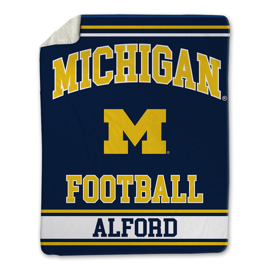 Michigan - NCAA Football : Braydon Alford - Blanket-0