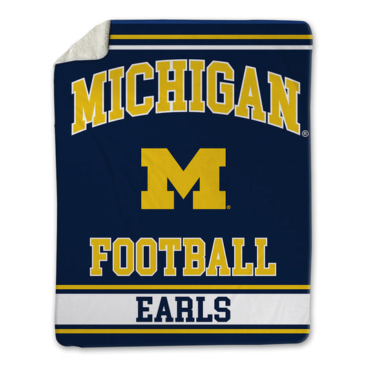 Michigan - NCAA Football : Shamari Earls - Blanket-0