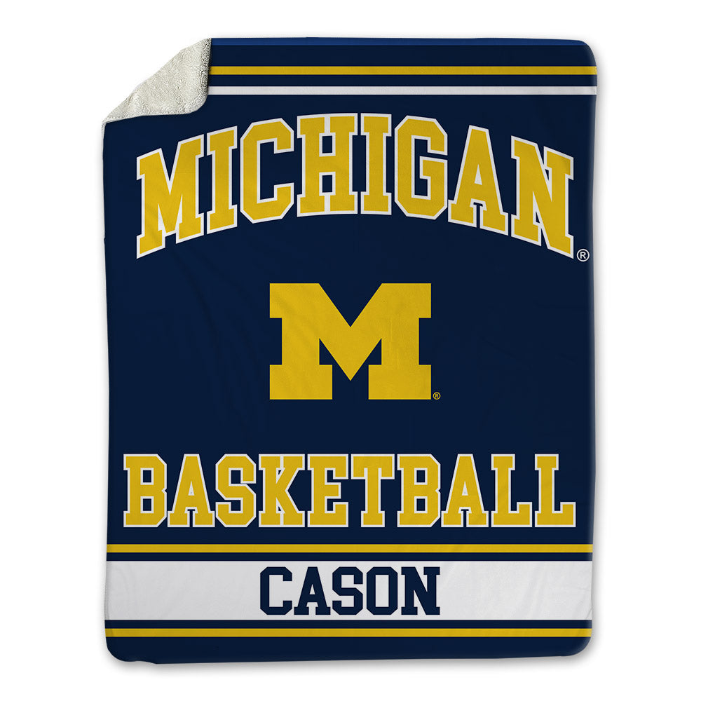 Michigan - NCAA Men's Basketball : Lorenzo Cason - Blanket-0