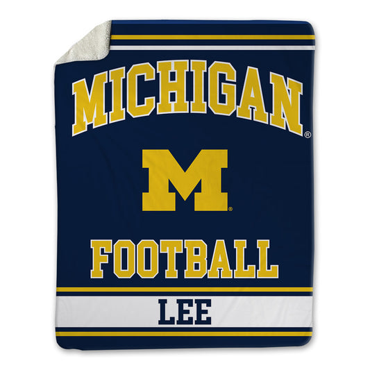 Michigan - NCAA Football : Malakai Lee - Blanket-0