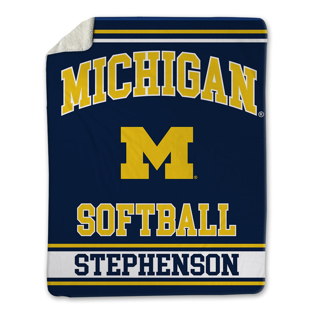 Michigan - NCAA Softball : Ella Stephenson - Blanket-0