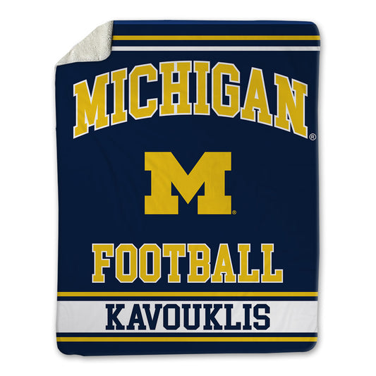 Michigan - NCAA Football : James Kavouklis - Blanket-0