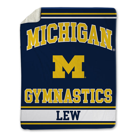 Michigan - NCAA Women's Gymnastics : Myli Lew - Blanket-0
