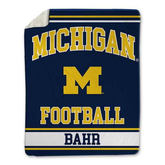 Michigan - NCAA Football : Brooks Bahr - Blanket-0