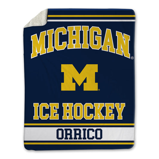 Michigan - NCAA Men's Ice Hockey : Josh Orrico - Blanket-0