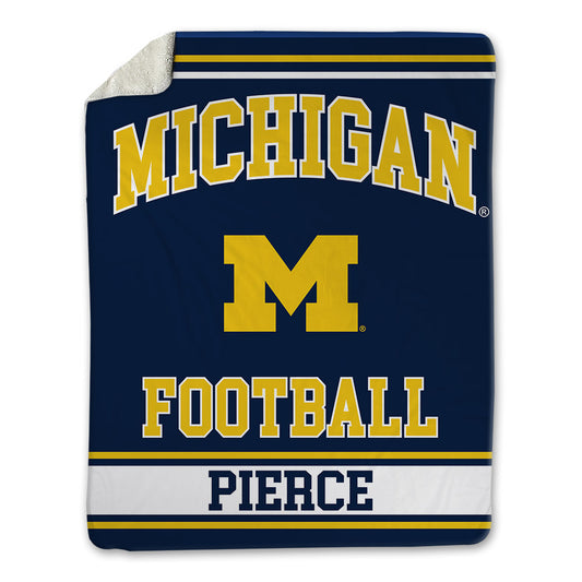 Michigan - NCAA Football : Christian Pierce - Blanket-0