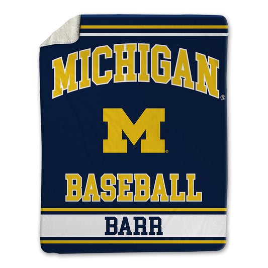 Michigan - NCAA Baseball : Preston Barr - Blanket-0