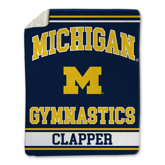 Michigan - NCAA Women's Gymnastics : Lily Clapper - Blanket-0