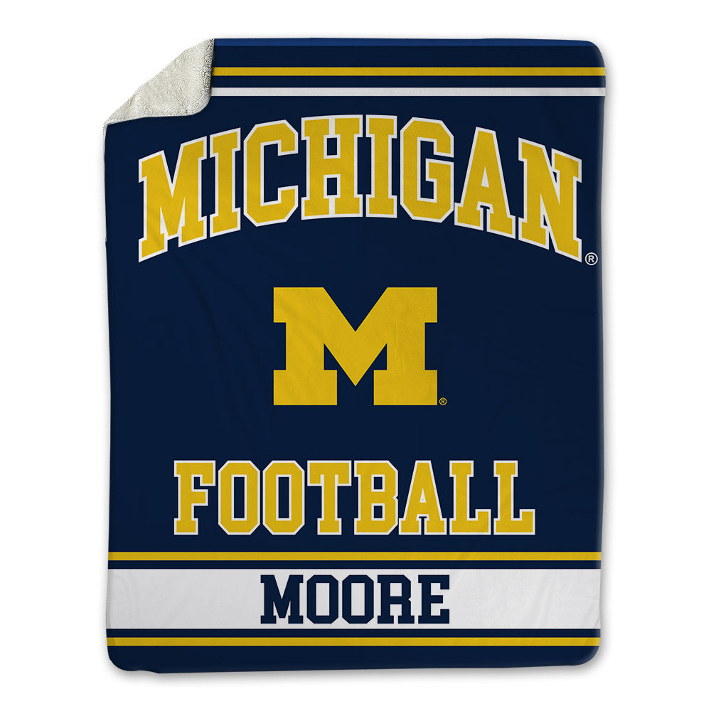 Michigan - NCAA Football : Rod Moore - Blanket-0
