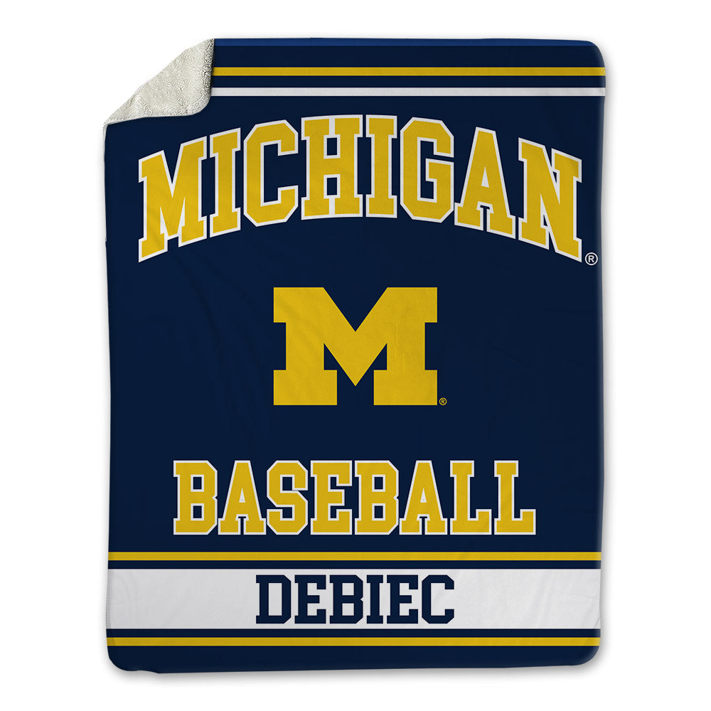 Michigan - NCAA Baseball : Max Debiec - Blanket-0