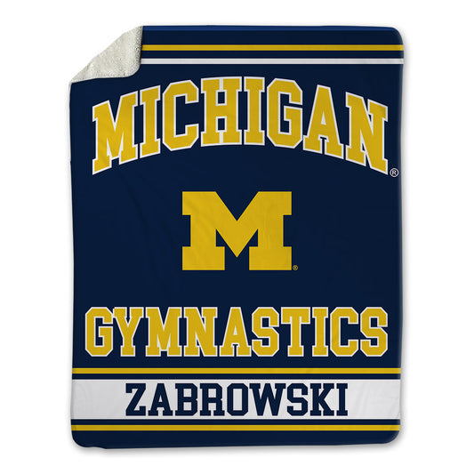 Michigan - NCAA Women's Gymnastics : Haylen Zabrowski - Blanket-0