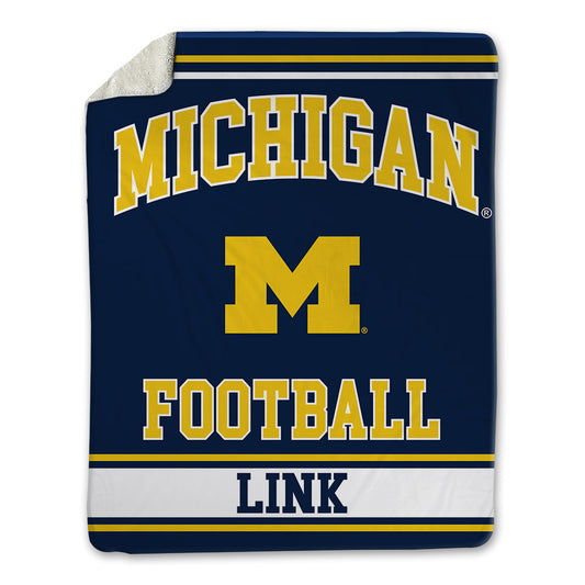 Michigan - NCAA Football : Evan Link - Blanket-0
