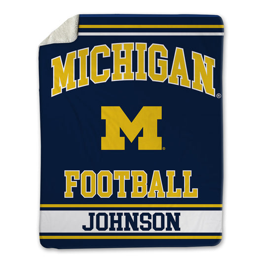 Michigan - NCAA Football : Donovan Johnson - Blanket-0