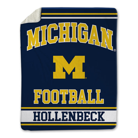 Michigan - NCAA Football : Hudson Hollenbeck - Blanket-0