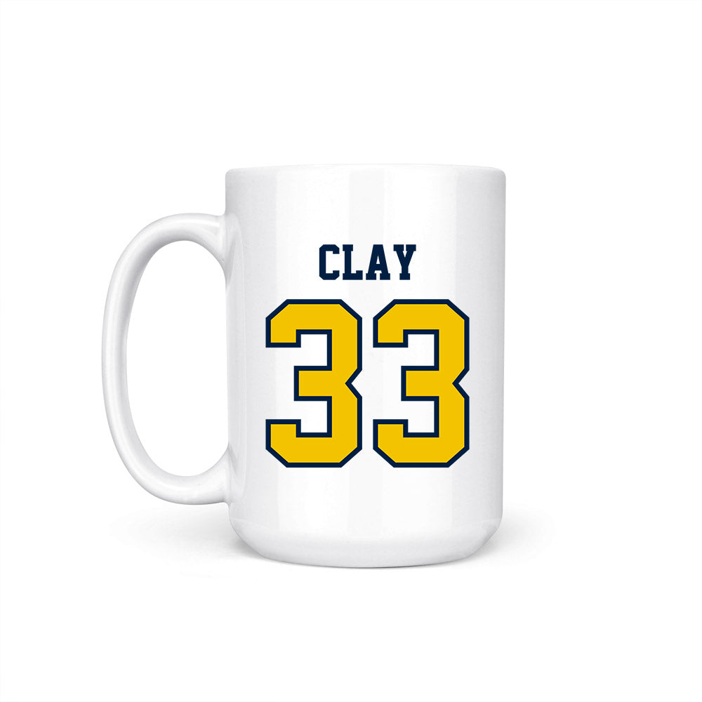 Michigan - NCAA Men's Lacrosse : Jackson Clay - Coffee Mug-1