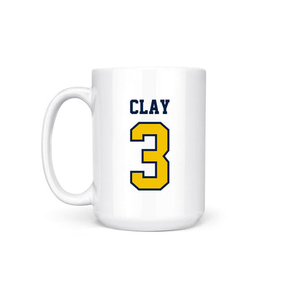 Michigan - NCAA Men's Lacrosse : Rowan Clay - Coffee Mug-1