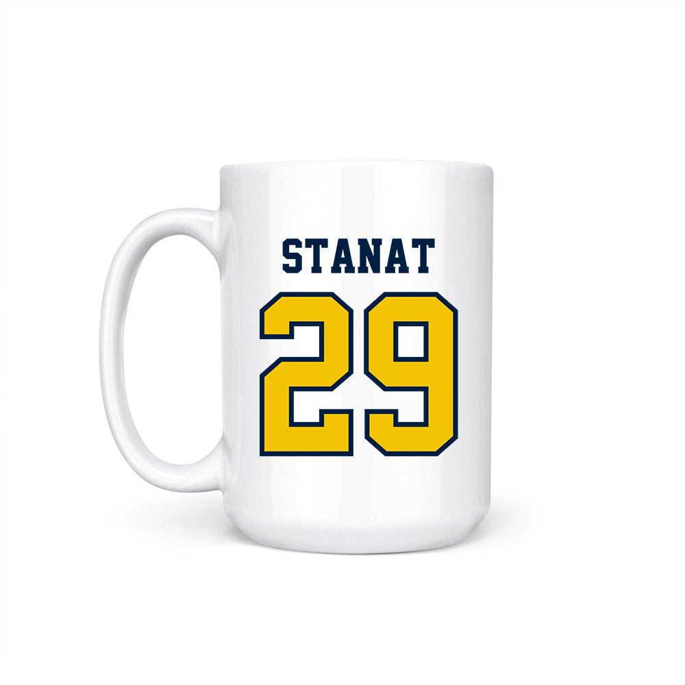 Michigan - NCAA Men's Lacrosse : Lukas Stanat - Coffee Mug-1