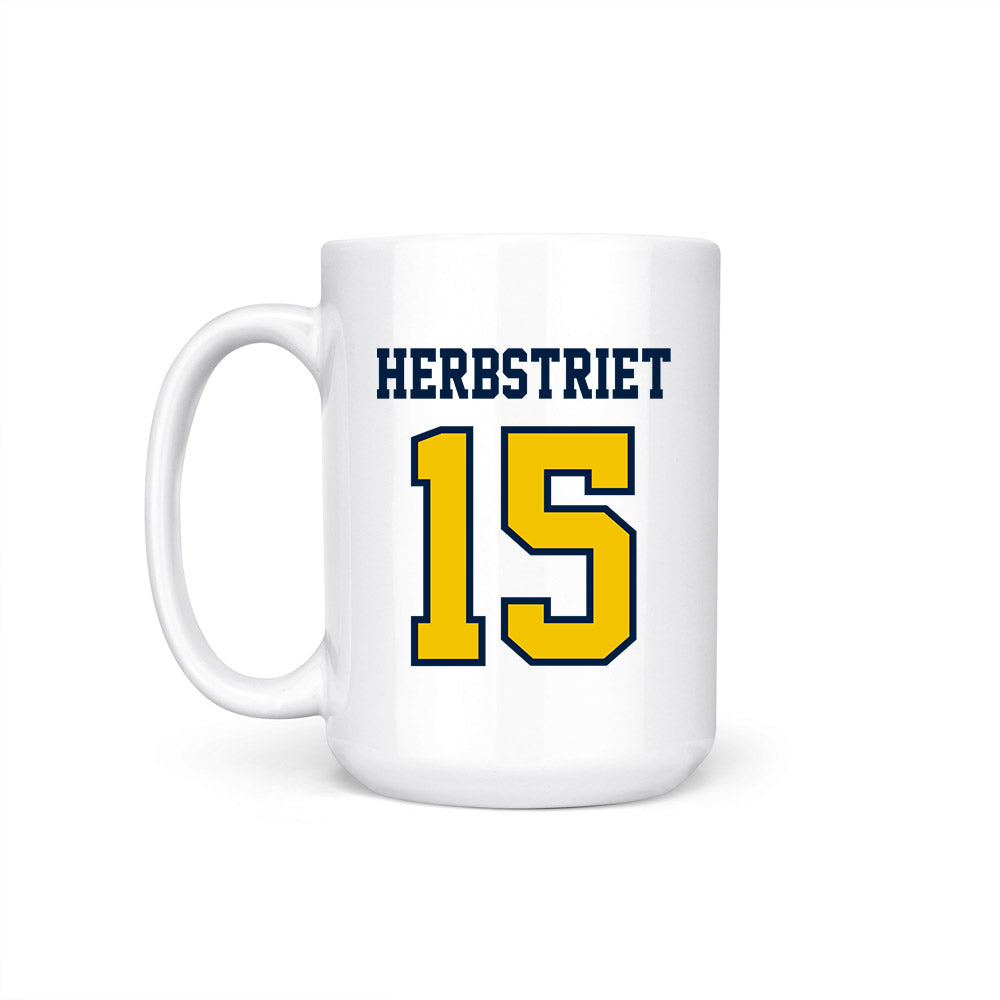 Michigan - NCAA Football : Chase Herbstriet - Coffee Mug-1