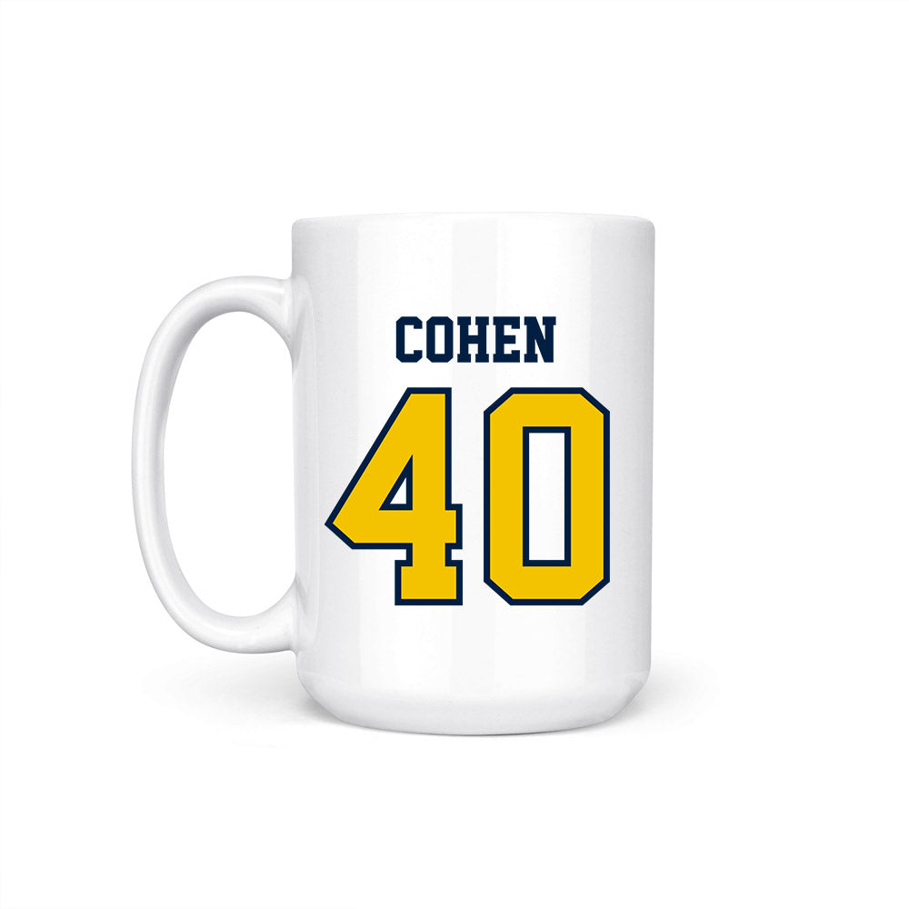 Michigan - NCAA Men's Lacrosse : Ryan Cohen - Coffee Mug-1