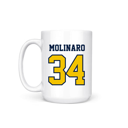 Michigan - NCAA Men's Ice Hockey : Julian Molinaro - Coffee Mug-1