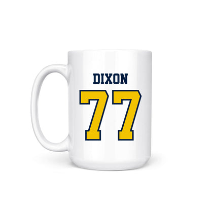 Michigan - NCAA Men's Lacrosse : DJ Dixon - Coffee Mug-1