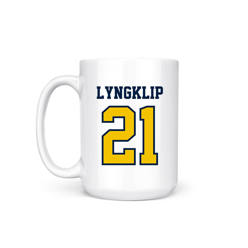 Michigan - NCAA Men's Lacrosse : Ryan Lyngklip - Coffee Mug-1