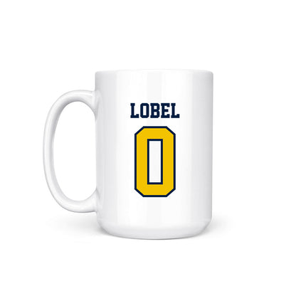 Michigan - NCAA Men's Lacrosse : Alex Lobel - Coffee Mug-1