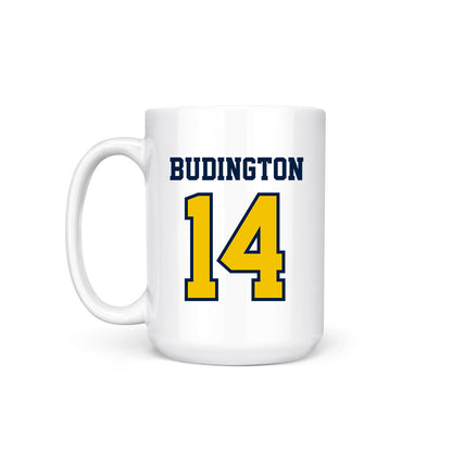 Michigan - NCAA Men's Lacrosse : Joseph Budington - Coffee Mug-1