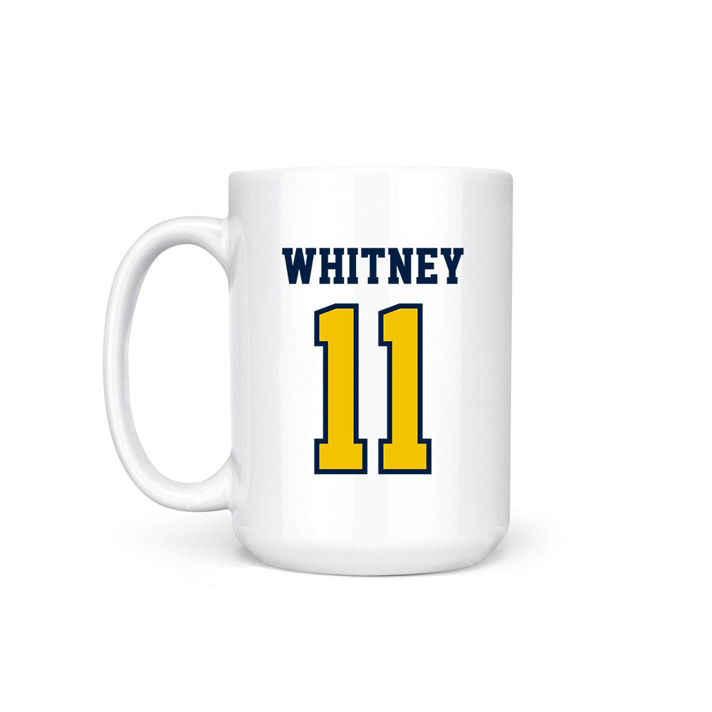 Michigan - NCAA Men's Lacrosse : Mason Whitney - Coffee Mug-1