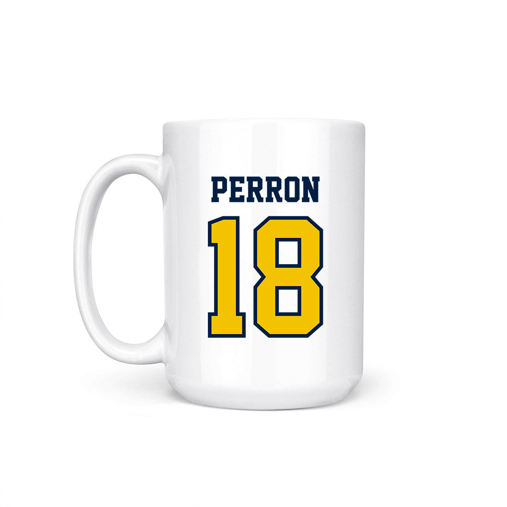 Michigan - NCAA Men's Ice Hockey : Jayden Perron - Coffee Mug-1