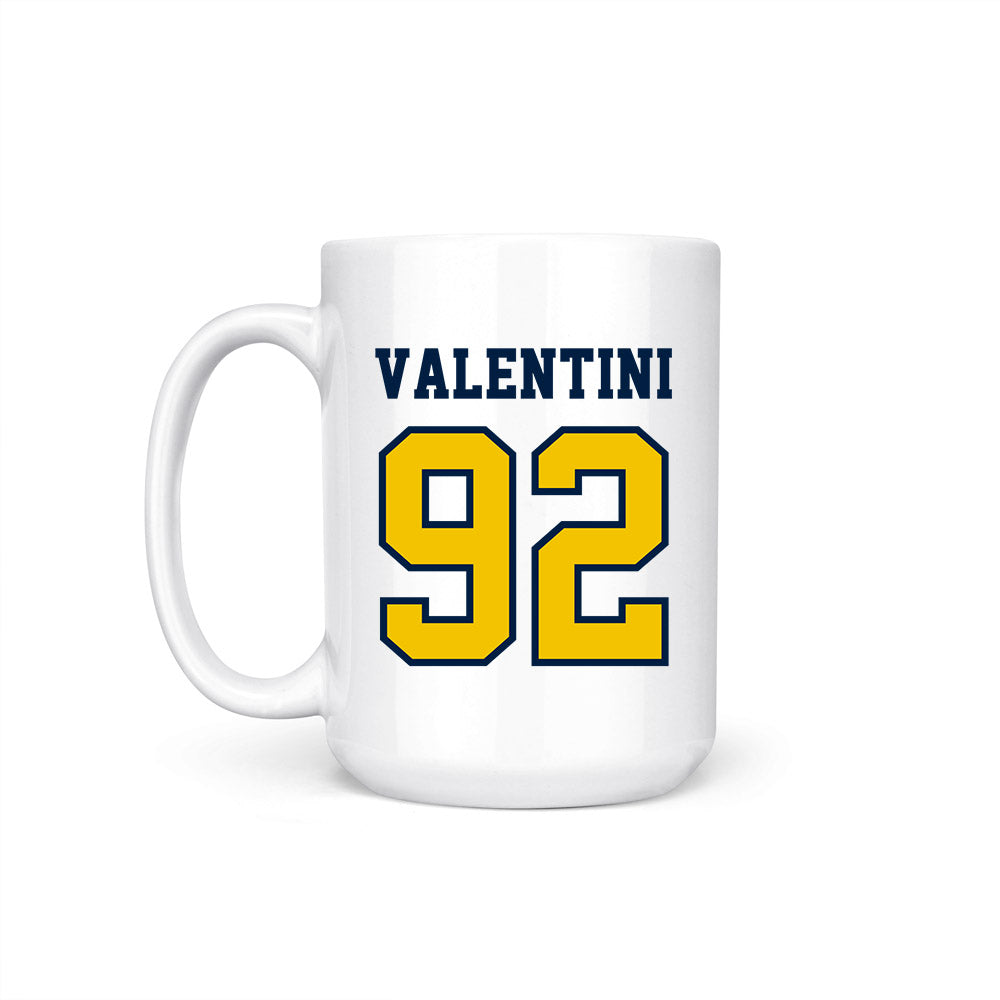 Michigan - NCAA Men's Ice Hockey : Adam Valentini - Coffee Mug-1