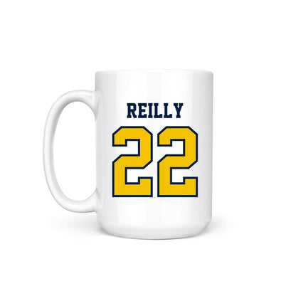 Michigan - NCAA Men's Lacrosse : CJ Reilly - Coffee Mug-1