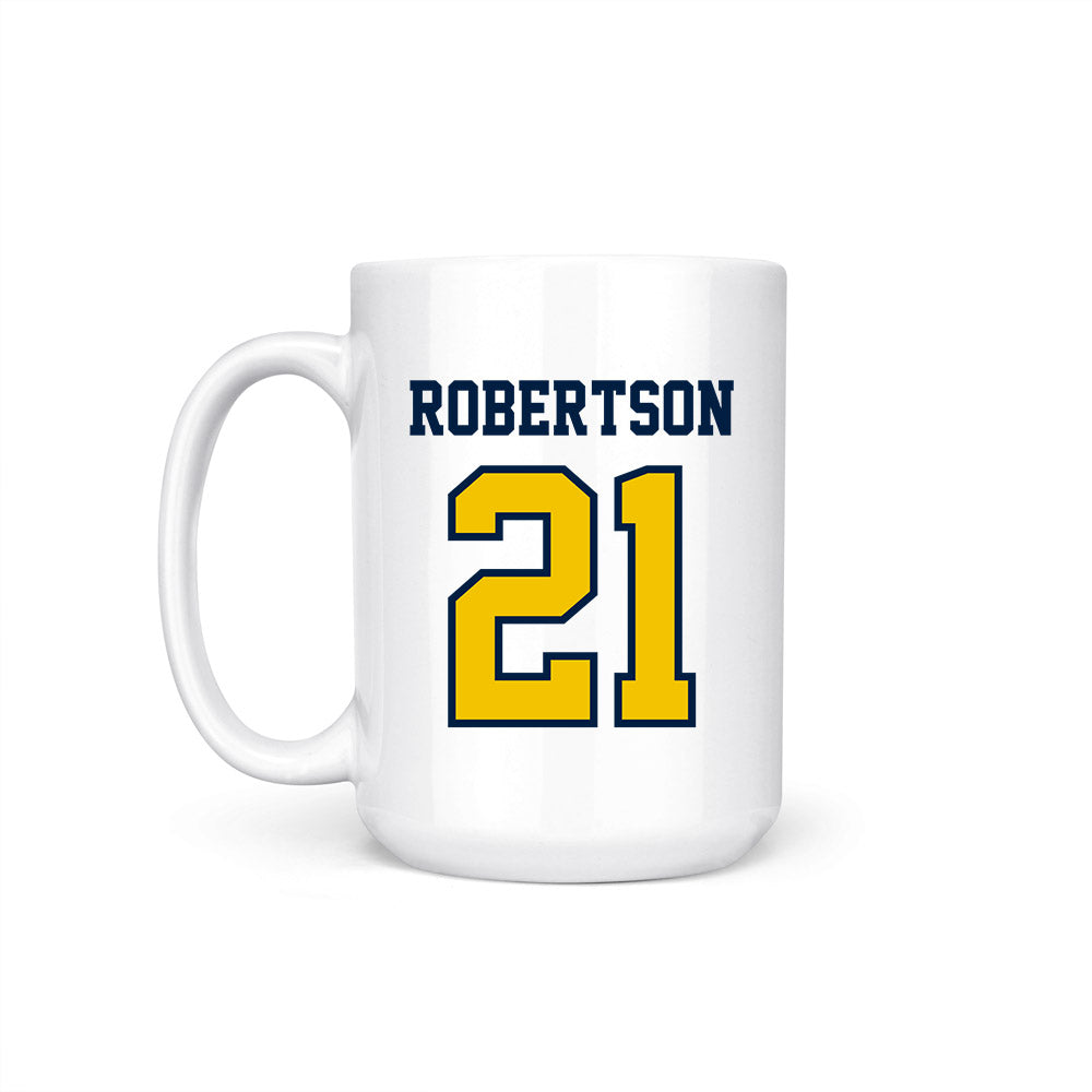 Michigan - NCAA Men's Ice Hockey : Ben Robertson - Coffee Mug-1