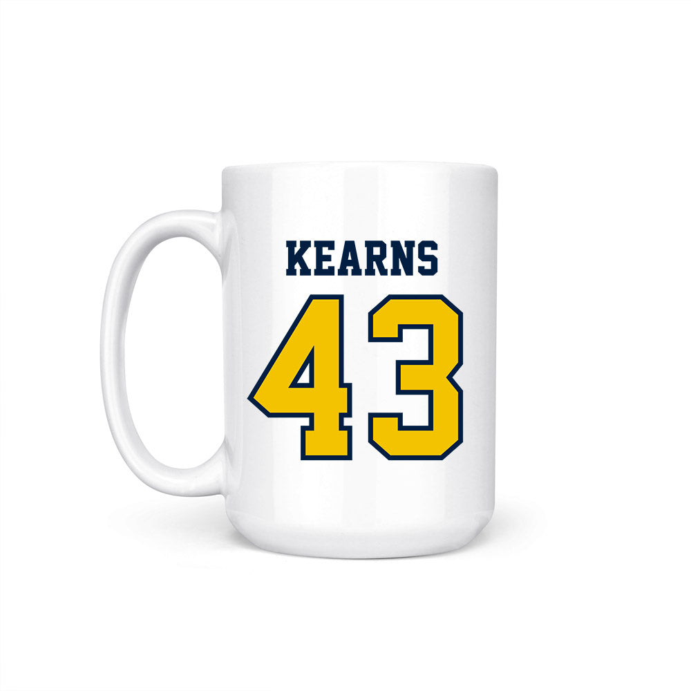 Michigan - NCAA Men's Lacrosse : Kevin Kearns - Coffee Mug-1