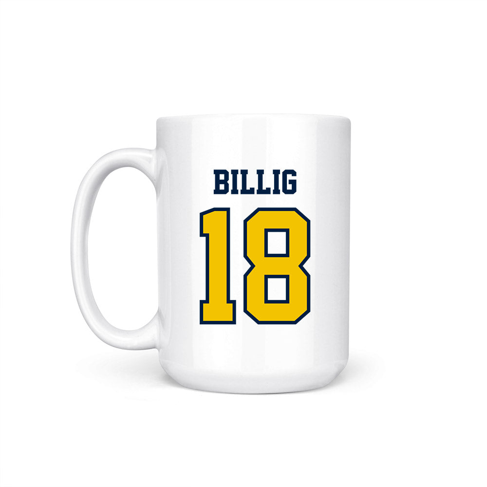 Michigan - NCAA Men's Lacrosse : Carson Billig - Coffee Mug-1