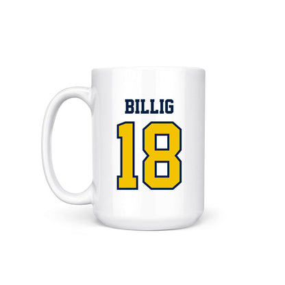 Michigan - NCAA Men's Lacrosse : Carson Billig - Coffee Mug-1