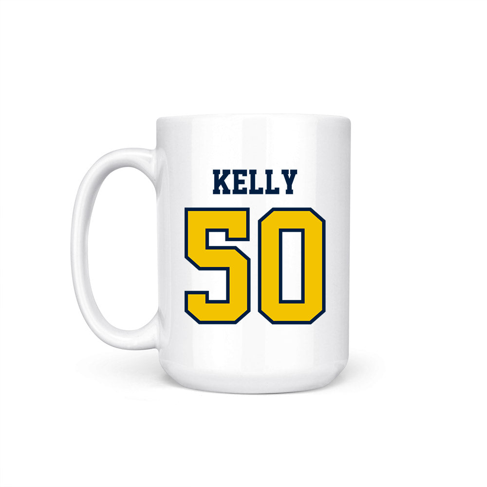 Michigan - NCAA Men's Lacrosse : Michael Kelly - Coffee Mug-1
